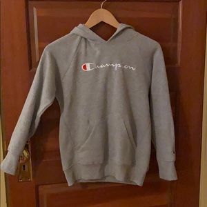Grey champions hoodie